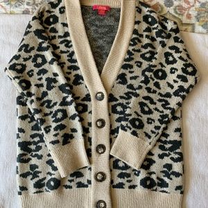Cheetah print sweater